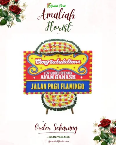 Bunga Papan Congratulation di Duku